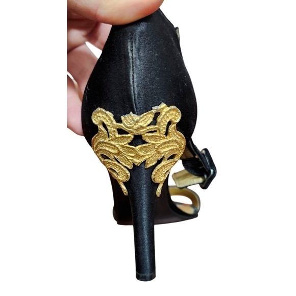 Saint Laurent Heels Black Women's Size 7.5 M - Picture 7 of 14